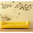 thumbnail image 1 of Decoración de pared de ramas de árboles con pájaros Pegatinas de pared Calcomanías de vinilo Sala de estar infantil Palos de pared de sala de estar negros, 1 of 8