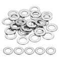 thumbnail image 1 of Arandela Plana M12 para Tornillo, 30Pcs Arandelas de Acero Inoxidable 304 12MM ID x 24MM OD x 2MM de Grosor (Tono Plateado), 1 of 6