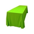 thumbnail image 2 of LA Linen Polyester Poplin Rectangular Tablecloth 90 by 156-Inch, Lime, 2 of 2