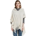 thumbnail image 4 of Pull Grande Taille Printemps Automne Hiver avec Capuche et Boutons, 4 of 5