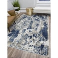 thumbnail image 1 of CosmoLiving Serenity Collection Area Rug, 8'0"x10'0", Sapphire Blue, 1 of 1
