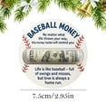 thumbnail image 3 of Décor de Noël Support de Baseball, Ce Noël A Frappé une Course à Domicile avec le Parfait - un Support de Baseball Qui Leur Rappel l'Amour Gagne le Jeu., 3 of 7