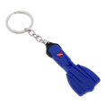 thumbnail image 3 of Llavero de buceo Diver Keyring Keys Charm Dive Fans Diver Bag Colgante con cremallera Azul Cola Buceo llavero, 3 of 5
