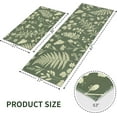 thumbnail image 3 of Sage Green Botanical Kitchen Rugs and Mats Set of 2, Plant Leaf Floral Spring Summer Farmhouse Non-Skid Washable for Kitchen Floor Sink Mats Decor and Accessories 17"x30"+17"x47", 3 of 7