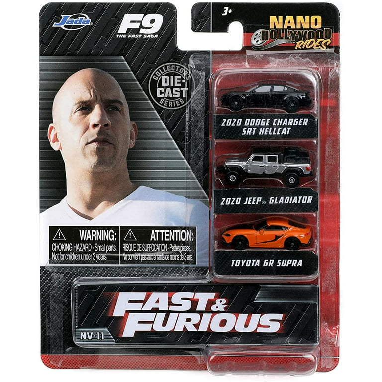 Fast and Furious Nano Car Keychain Jada Nano Hollywood Rides