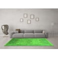thumbnail image 3 of Ahgly Company Indoor Round Oriental Green Industrial Area Rugs, 8' Round, 3 of 4