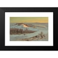 thumbnail image 2 of Frederic Edwin Church 14x11 Black Modern Framed Museum Art Print Titled - Hudson Valley, New York in Winter (1869-70), 2 of 5