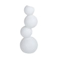 thumbnail image 2 of Jarrón de flores de cerámica para decoración del hogar, minimalista, artístico, moderno y sencillo. blanco, 2 of 9
