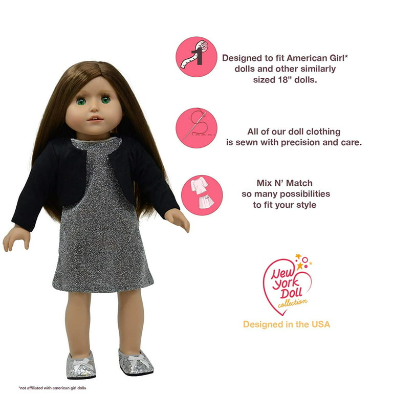 The New York Doll Collection Doll Clothing, 11 Pieces 