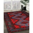 thumbnail image 2 of Ahgly Company Indoor Round Traditional Black Eel Black Persian Area Rugs, 4' Round, 2 of 6
