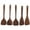 Brown, variant on TUIBELYN Wood Cooking Utensil Set Wooden Non Cooking Tool Ladle Spoons Slotted Spatula Mixing Spoon Cooking Serving Tool 5Pcs