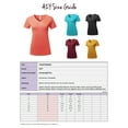 thumbnail image 6 of A2Y Women's Basic Solid Premium Rayon Short Sleeve V-neck T Shirt Tee Tops Midnight M, 6 of 6