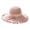 Pink, variant on Fashion Crochet Woven Straw Hats for Women Wide Floppy Brim UPF50+ Sun Protection Beach Hat Hollow Breathable Packable Summer Gardening Travel Sun Hat(Gray)