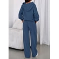 thumbnail image 4 of Conjunto de Sudadera con Capucha y Pantalones Anchos para Mujer PRETTYGARDEN 2 Piezas Talla M, 4 of 8