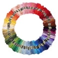 thumbnail image 1 of 200 Skeins of 8M Multi-color Cotton Cross Stitch Embroidery Threads Floss Sewing Threads (Random Color), 1 of 7