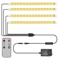 thumbnail image 1 of 4 Pack Led Grow Lights for Indoor Plants Full Spectrum WaterproofPlant Light Strip 10 Dimmable Levels 3 Working Modes Timer 3/9/12H Grow Lamp with Remote Control for Indoor Plant Growing, 1 of 8