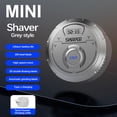 thumbnail image 1 of Afeitadora eléctrica flotante 5D para hombres con 5 cabezales flexibles, maquinilla de afeitar recargable de doble uso en seco y húmedo, sistema de cuchillas de doble capa, resistente al agua IPX6, 1 of 7