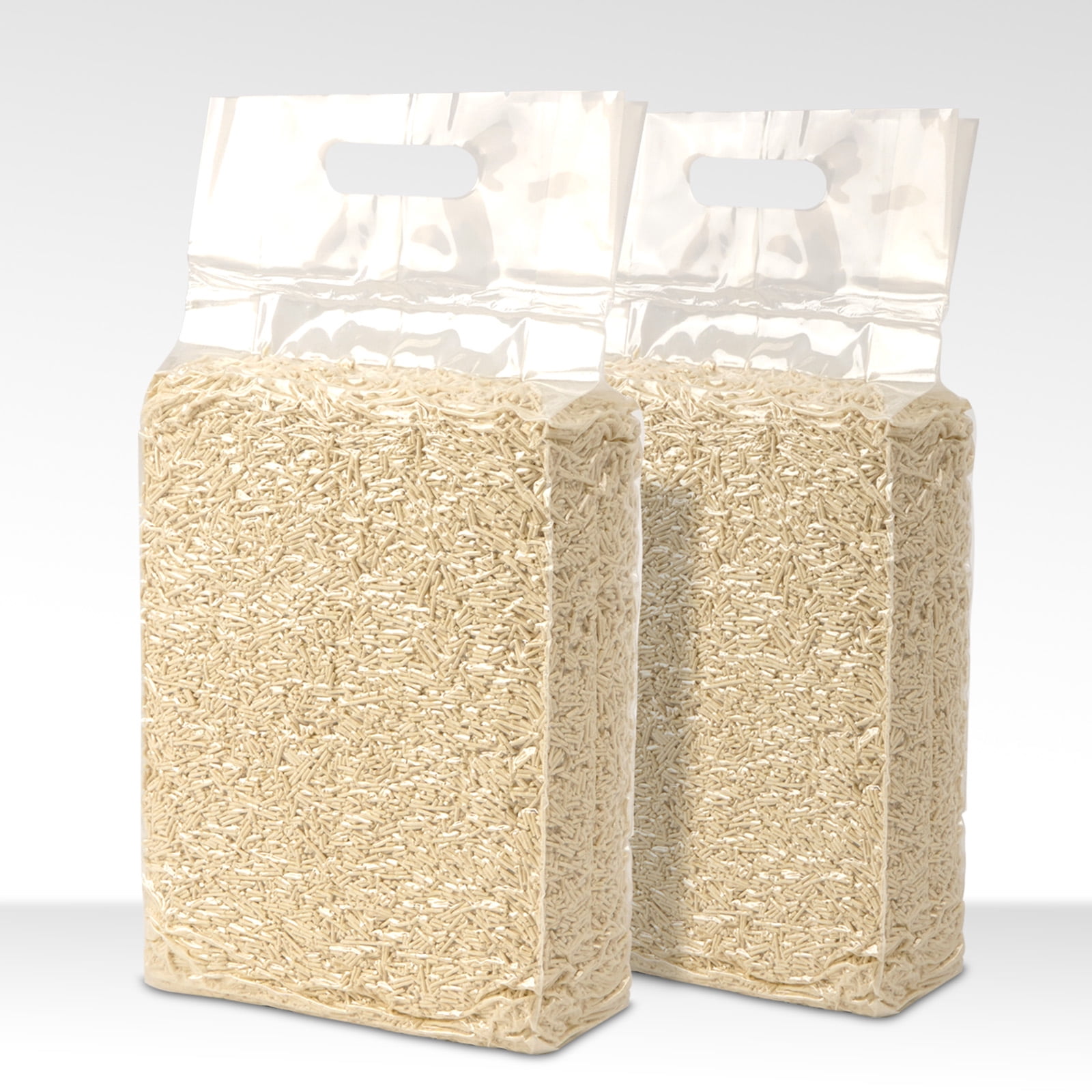 Tofu Cat Litter 11.2 LB  OR2 (5.6 lb×2bag) Clumping, 100% Natural Raw Materials, Clumping,Flush able,Ultra Absorbent and Fast Drying,Solubility in Water,Really Dust-Free,Less Scattering