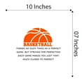 thumbnail image 4 of Boys Each Games makes you much closer to Perfect Motivational Sports Wall Decal Decoration Basketball Motivational Quote Vinyl wall Decal Lasts Years and Easily Removable - Size: 10 In(W) x 7 In(H), 4 of 5