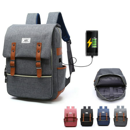 Men Women Shoulder Bag Nylon Backpack Rucksack School Travel Laptop College (Best College Bags For Men)