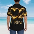 thumbnail image 6 of Daiia Happy New Year 2025 D Hawaiian Shirt for Men Gentle Cotton Regular Short Sleeve Casual-3X-Large, 6 of 9