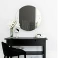 thumbnail image 2 of Frameless Round Tilt Mirror with Beveled Edge - Antique Copper, 2 of 3