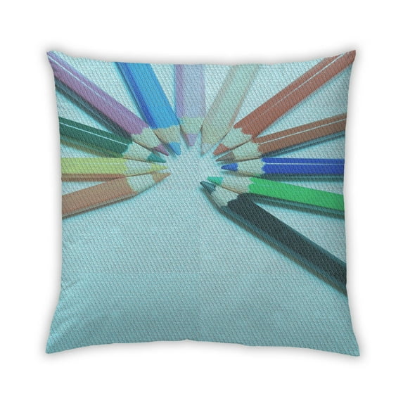 Ahgly Company Indoor Square Contemporary Throw Pillow, 18 inch by 18 inch
