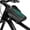 Black, variant on Pouch Bike Phone Bag Waterproof Top Tube Bag Touchscreen Phone Mount Bag Cycle Frame Bag Fits Cellphones Below 6.8''