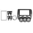 thumbnail image 1 of FLAMEEN Dash Stereo Bezel,2Din Stereo Fascia DVD Audio Navigation Frame For Fit/Jazz 02-08 Manual AC RHD,2Din DVD Panel Fascia, 1 of 8