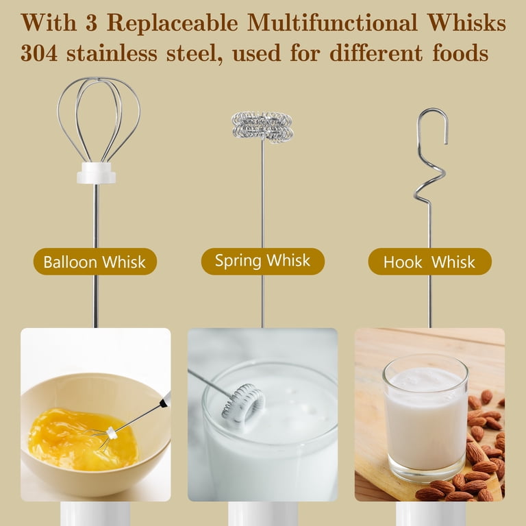 Agcan Rechargeable Handheld Milk Frother, 3 Speeds photo 5