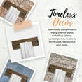 thumbnail image 5 of Autumn Alley Rustic Farmhouse Towel Rack - Rustic Inlaid Wood and Matte Black Towel Bar, 5 of 9