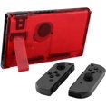 thumbnail image 3 of eXtremeRate Coque de Remplacement Transparente Rouge pour Console Nintendo Switch, 3 of 5
