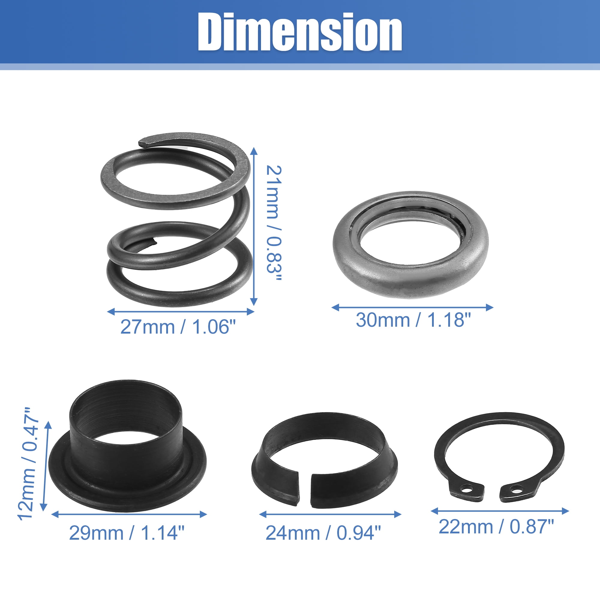Unique Bargains Steering Column Upper Bearing Kit F4DZ-3517-A for Ford F-350 1992-1997