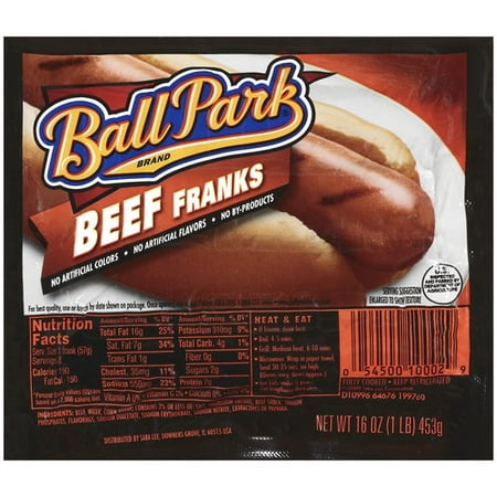 Ball Park All Beef Hot Dogs Ball Park All Beef Hot Dogs