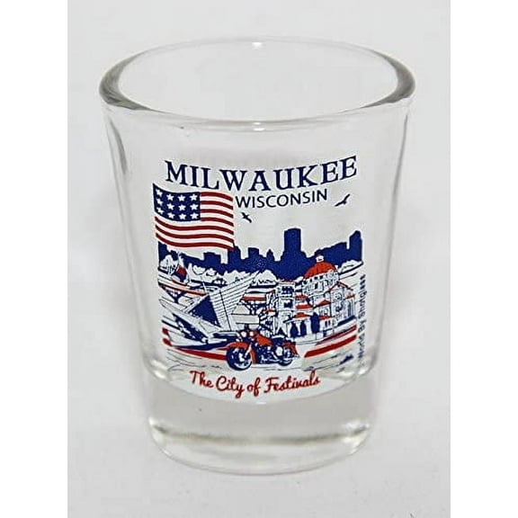 Milwaukee Wisconsin Great American Cities Collection Shot Glass