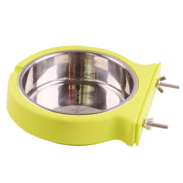 Opolski Stainless Steel Pet Bowl Dog Tableware Cat Feeder Hanging Drinking Container