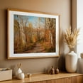 thumbnail image 5 of Autumn at Cannonsville Reservoir - New York Photography Autumn Woodland Forest Nature Scenic Landscape Woods Unframed Wall Art Print 5 x 7 inches, 5 of 7