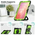 thumbnail image 5 of ELEHOLD Rugged Case for Samsung Galaxy Tab S11 2025,11-inch, Three-Layer Protection with Screen Protector Portable Folding Handle Grip 360° Rotating Kickstand Bracket Shockproof Cover,B, 5 of 8