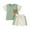 Green, variant on Bagilaanoe 2pcs Toddler Baby Boy Shorts Set Short Sleeve Contrast Color T Shirt Tops + Shorts 6M 12M 18M 24M 3T Kids Casual Summer Clothes