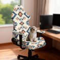 thumbnail image 3 of Xixirimido Gaming Chair Covers Stretch Removable Washable Computer Reclining Gaming Chair Protector Slipcovers with Armrest Covers, Aztec Tribe Geometric, 3 of 8