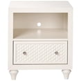 thumbnail image 3 of My Home Furnishings Amanda 1-Drawer Nightstand in Creamy White, 3 of 4
