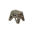 thumbnail image 2 of EGNMCR Heavy Duty Black Folding Plastic Step Stool With Geometric Structure Portable Non Slide Stool For Home Camping Outdoor Use Plas tic folding sto ol, 2 of 6