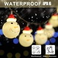 thumbnail image 3 of Guirnalda de luces navideñas, LED navideño con pilas impermeable, 3 of 5