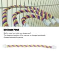thumbnail image 4 of Colorful And Bendable Bird Rope Perch Cotton Rope ParakeetsStand Toy Ideal For Cockatiels Bird Rope Perch Colorful  Twisted Rope Bird Perch Bendable Cotton Rope Parakeets, 4 of 8