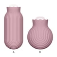 thumbnail image 2 of Toystoory Botella de agua caliente a prueba de frío cómoda bolsa calentadora de manos Anti-escaldado relleno de agua pies bolsa caliente oficina niños Suministros térmicos Púrpura L Toystoory HA071756-01, 2 of 6