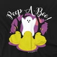 thumbnail image 2 of Peep A Boo Ghost Halloween Unisex Infant Snap Suit for Baby, Black, Large, 2 of 3