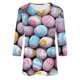 thumbnail image 5 of TaTaai Spring Top for Women Easter Print 3/4 Sleeve Round Neck Casual Loose Fit T Shirt Fashion Pullover Soft Lightweight Blouse for Summer Daily Outing Gift, 5 of 5