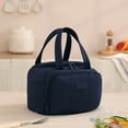 thumbnail image 6 of SLYNSHome Insulated Lunch Box Waterproof Freezable Cooler Bag with Adjustable Strap for Work Picnic Camping - Navy, 6 of 7