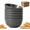 Gray, variant on Bxaolu 8Pack Unbreakable Cereal Bowls,Dishwasher & Microwave Safe Wheat Straw Bowls, Easy-to-Clean Lightweight Desserts Soup Bowsl, Portable for Picnics, Snack Plastic Bowls Set, Beige