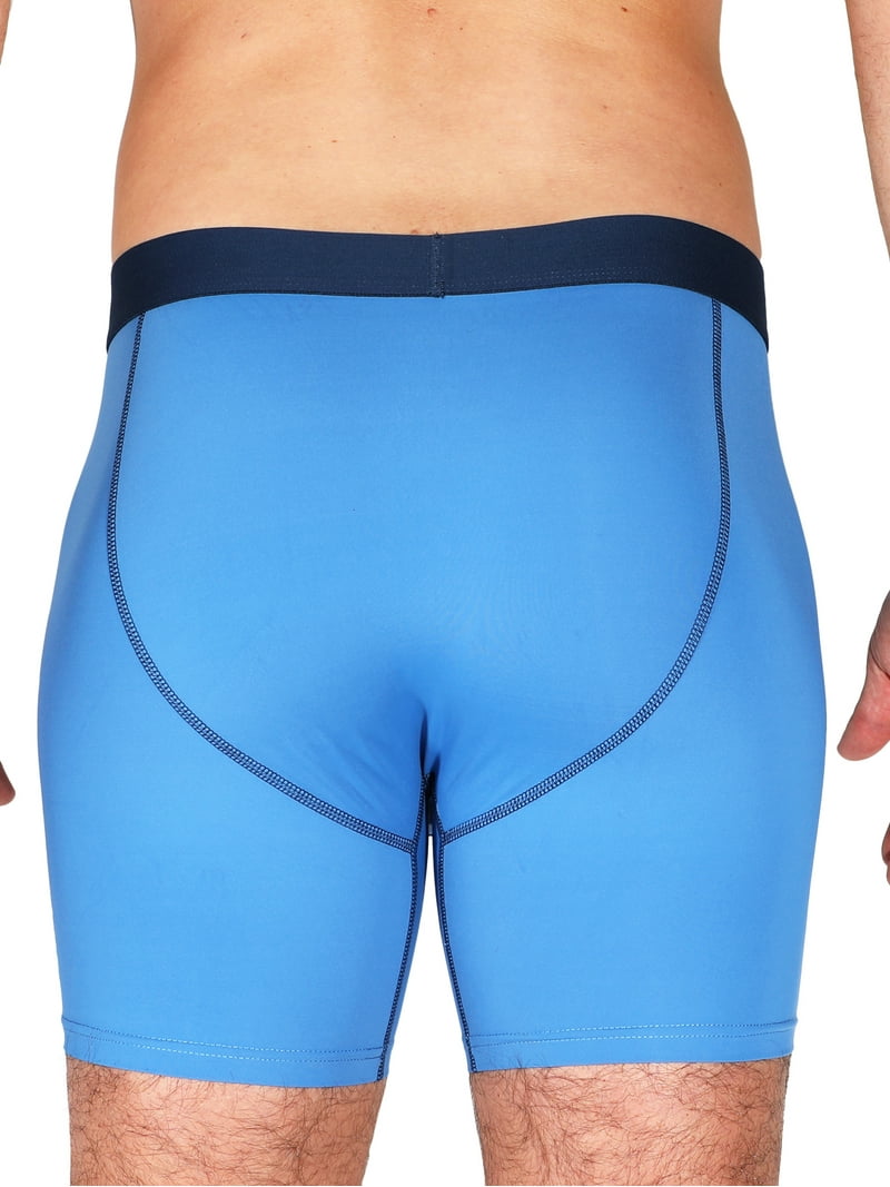 Spandex Lycra Boxer Shorts Şahinler Lycra Men Boxer Black ME114